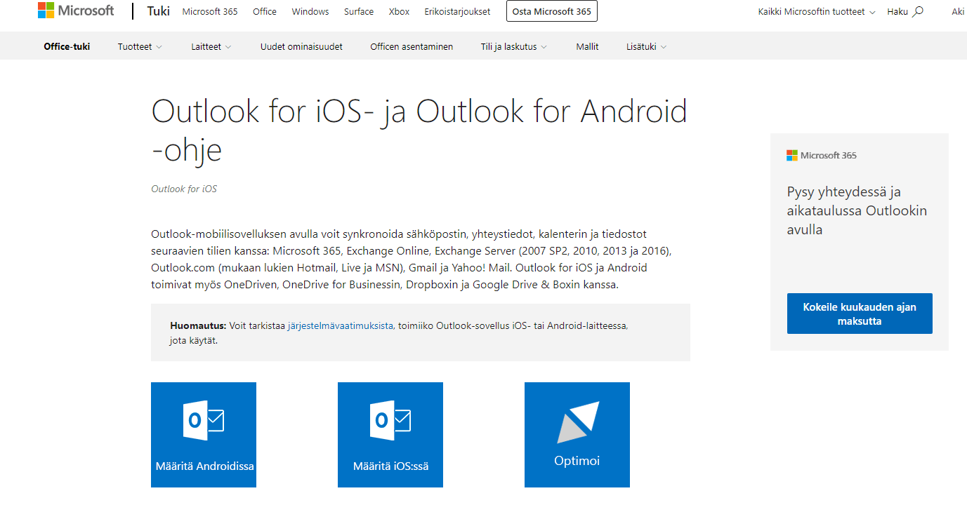 Outlook mobiilikalenterin viikkonumerot - Microsoft Community