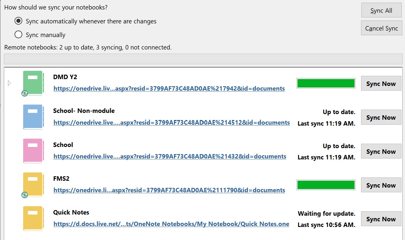 Error Syncing Notebook In Onenote 2016 Microsoft Community