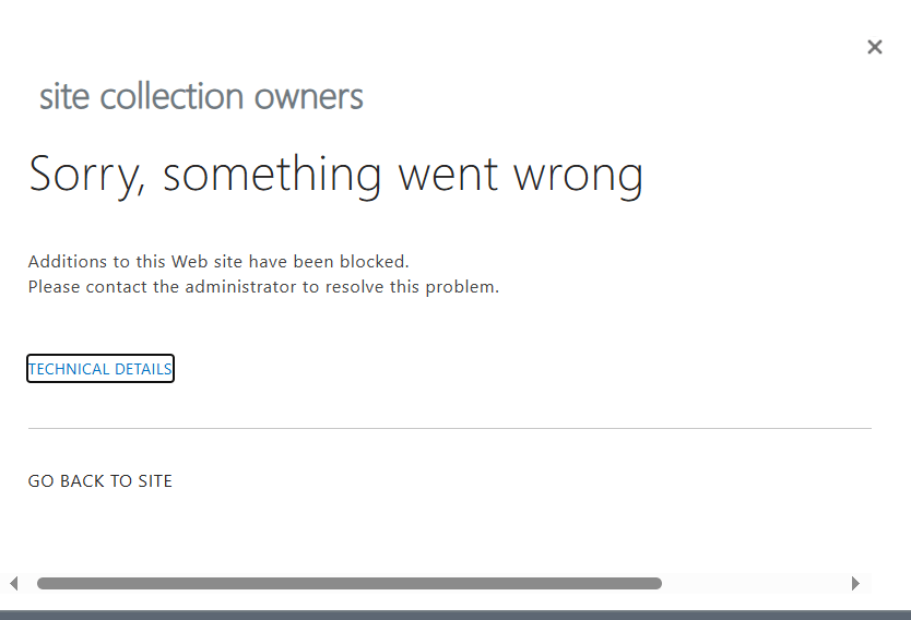 How do I add Site Collection Administrators to a OneDrive account I am ...