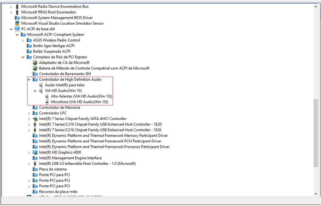 Não Consigo Usar O Microfone (VIA HD Audio) - Microsoft Community