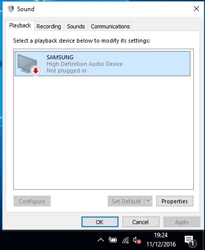 no sound from headphones or speakers windows 10