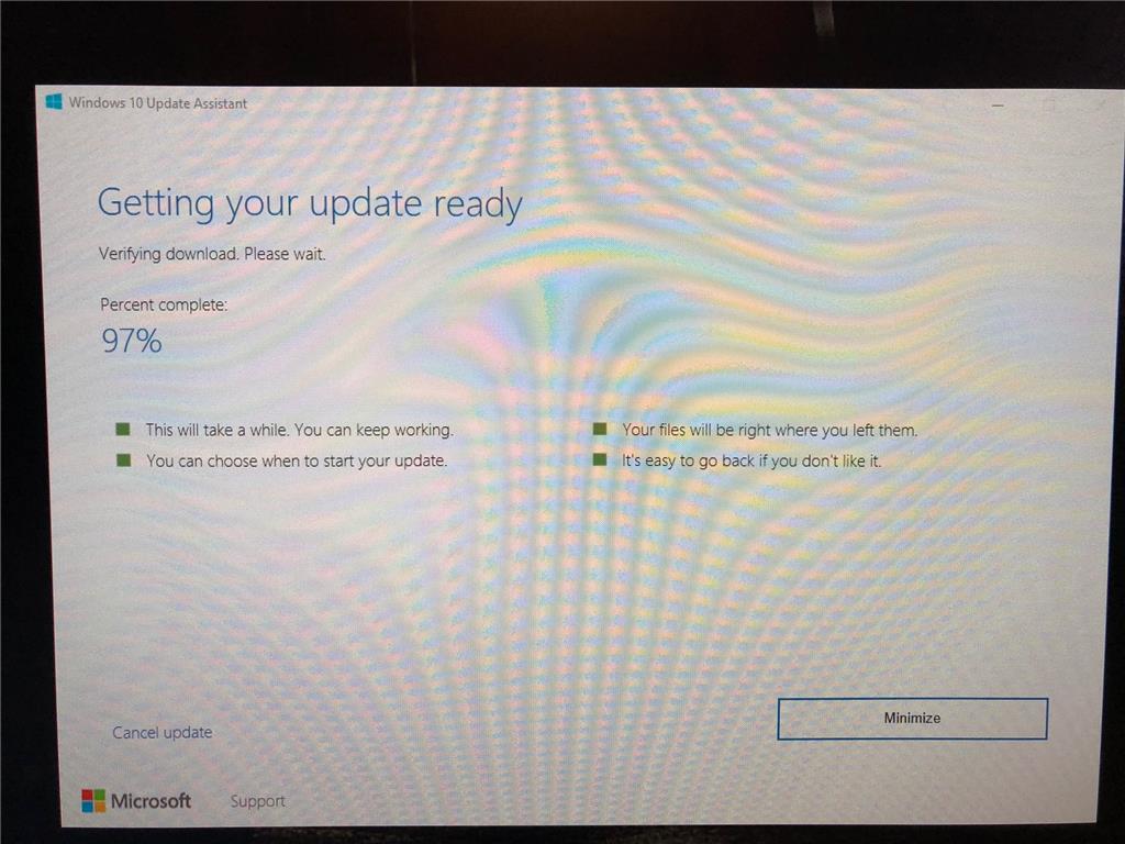 Windows 10 Update Failing With Update Assistant - Microsoft Community