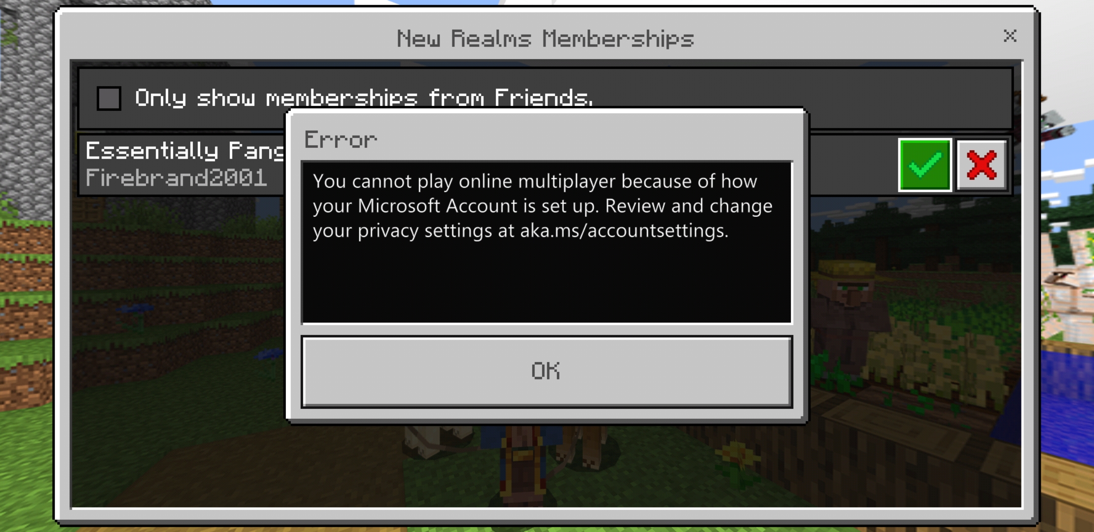 Entertain Modernize Search You cannot play online multiplayer because of how your account is set -  Microsoft Community