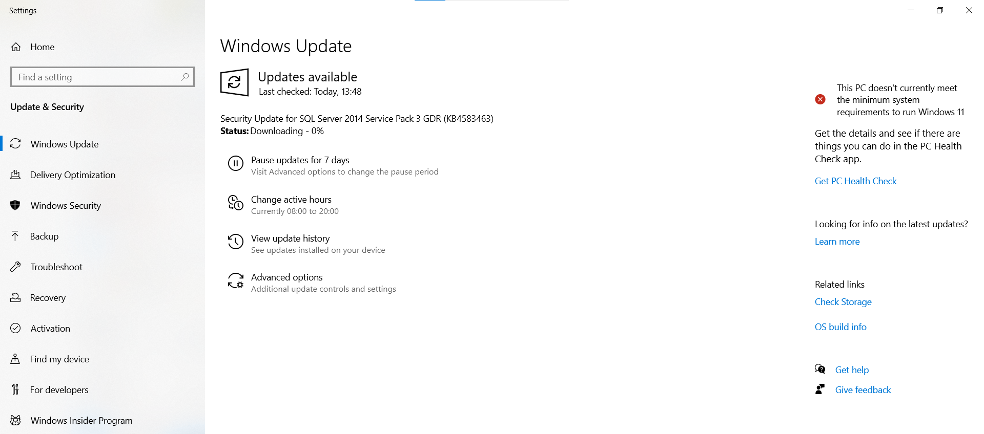 windows-update-error-while-trying-to-update-sql-server-2014-service-microsoft-community