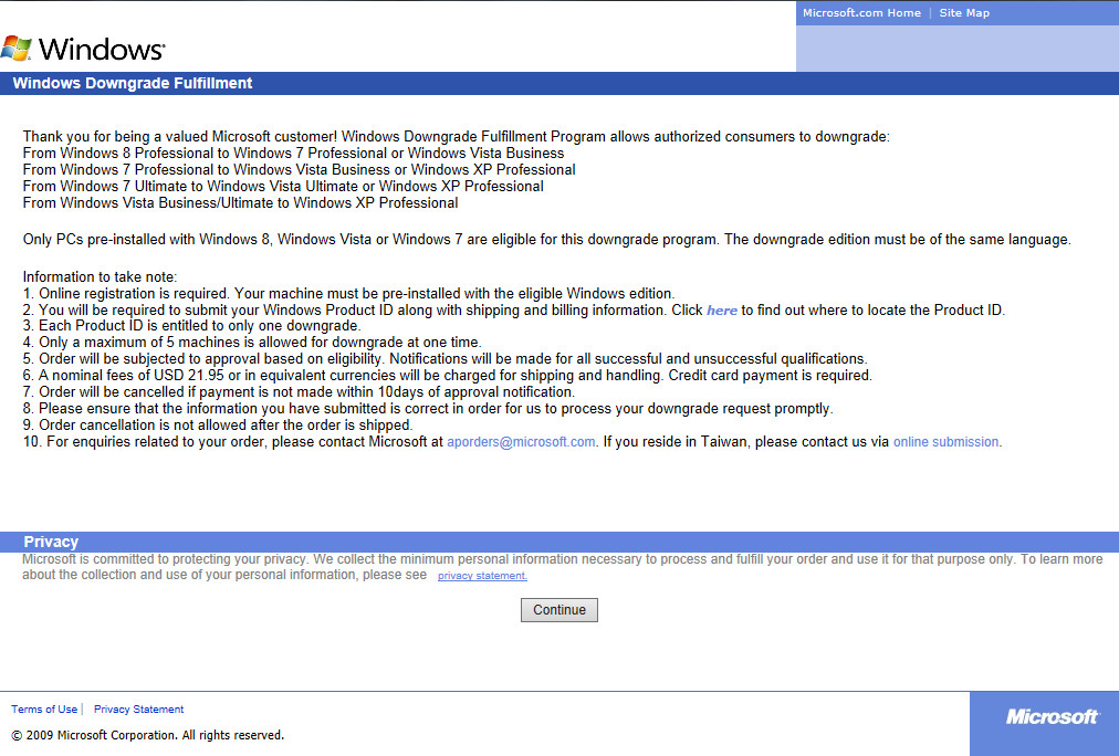 Windows Downgrade Fulfillment Microsoft Community