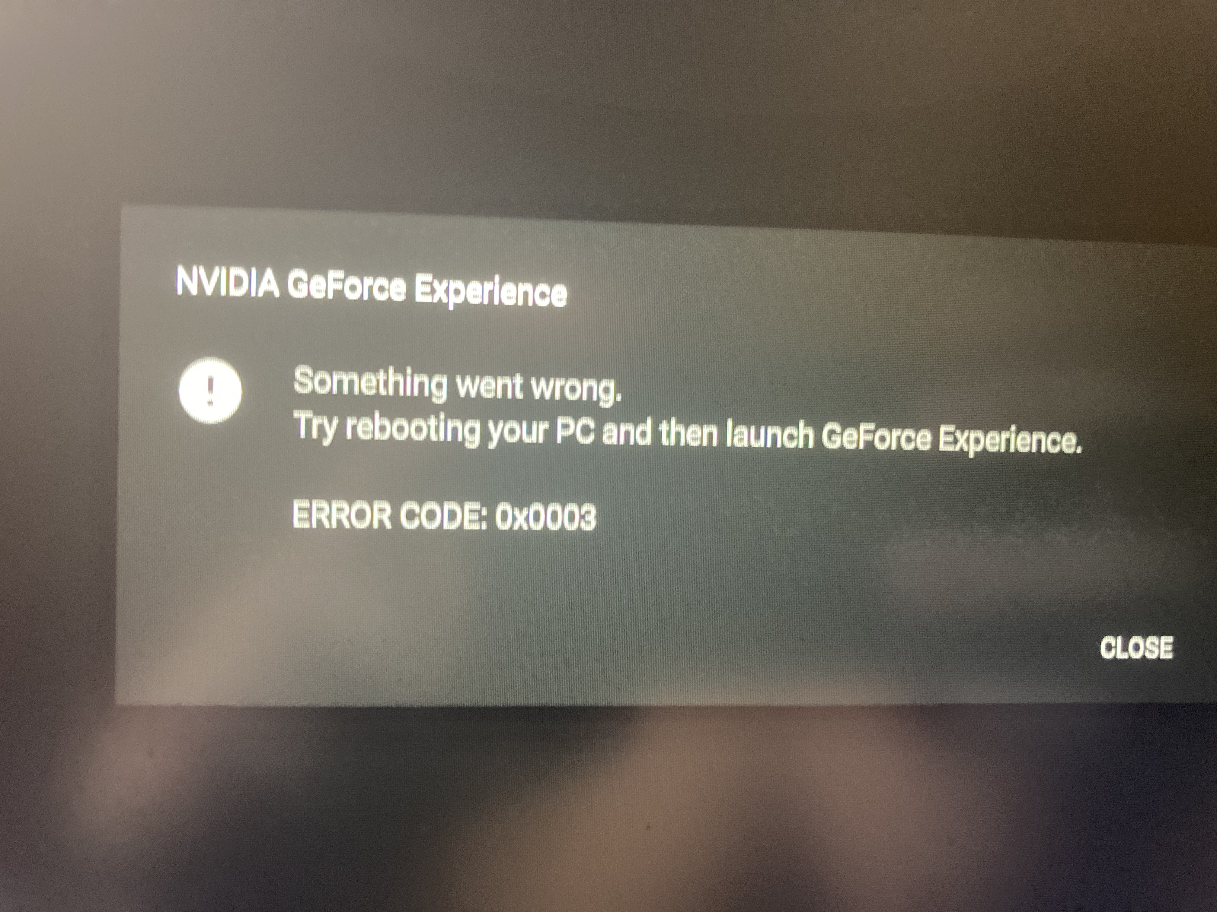 Nvidia geforce discount experience no abre