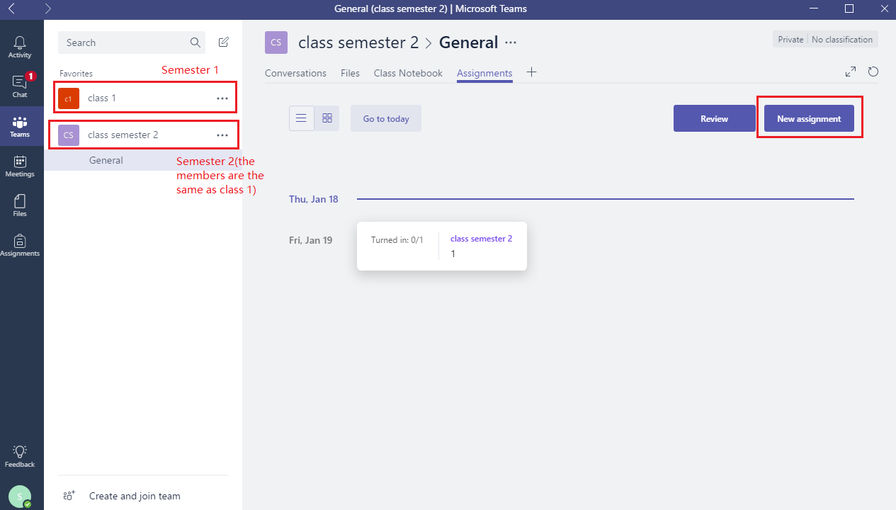 assignment not found check the class stream