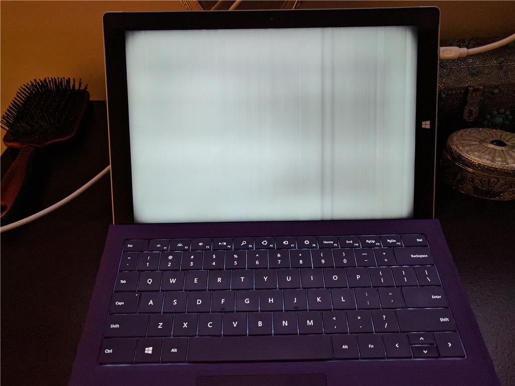 Surface Pro Screen Vertical Lines And Flickering Microsoft Community