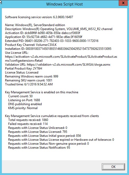 Problems adding a GVLK for Office 2013 to KMS server - Microsoft Community