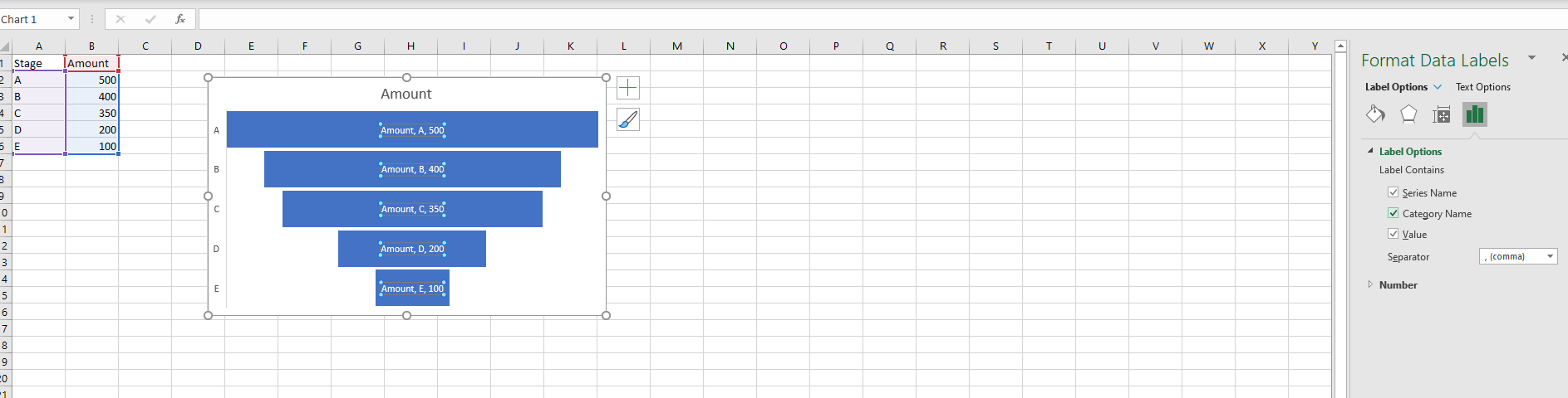 Can You Sort Data Labels On Funnel Charts Microsoft Community