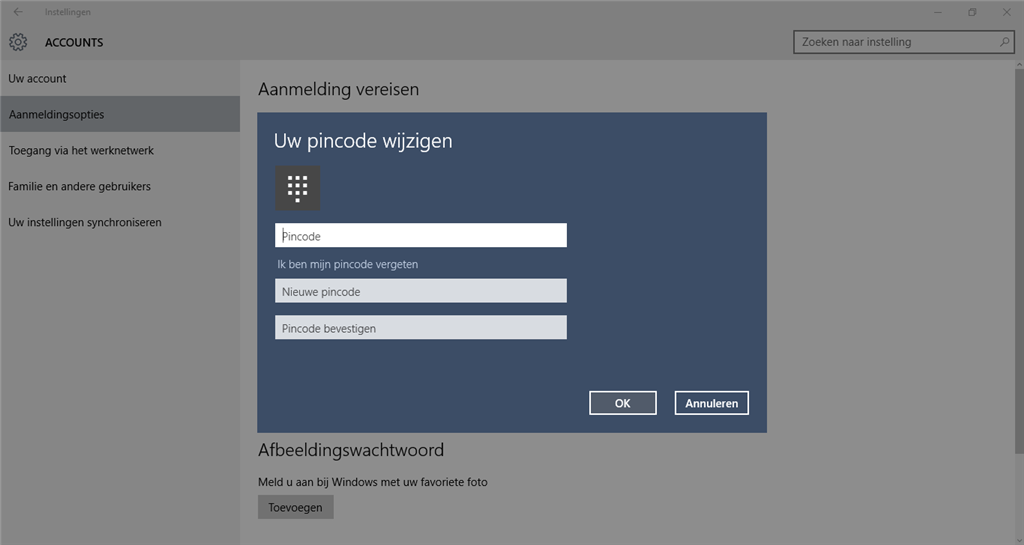haar snap erger maken Pincode als aanmeldingsoptie verwijderen in Windows 10 - Microsoft Community