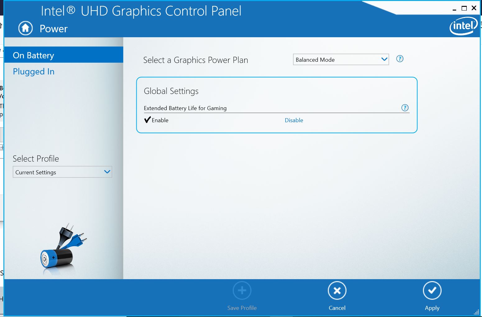 Disable adaptive brightness on win10 Pro - Build 1090 - Microsoft Community