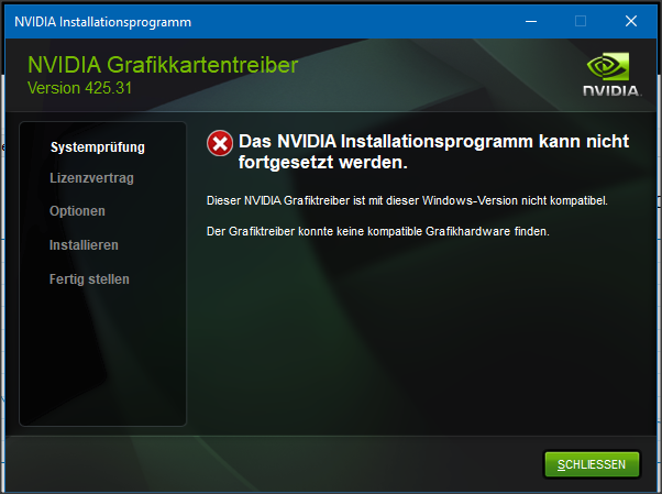 Nvidia Geforce GTX 880M not recognized by the device manager or