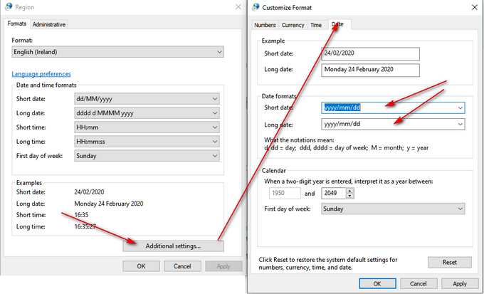 Can't get the date format I want - Microsoft Community