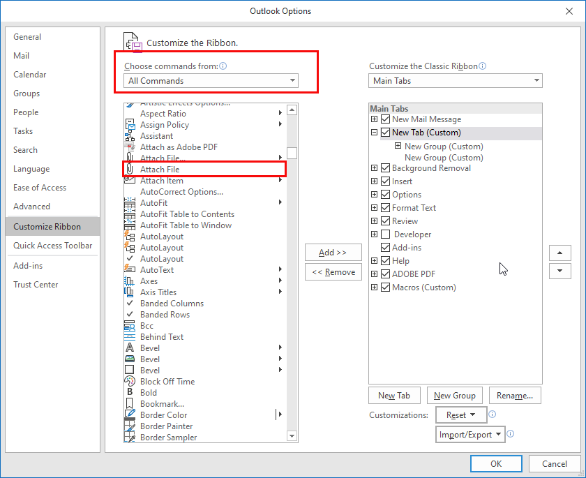 ms option set 6