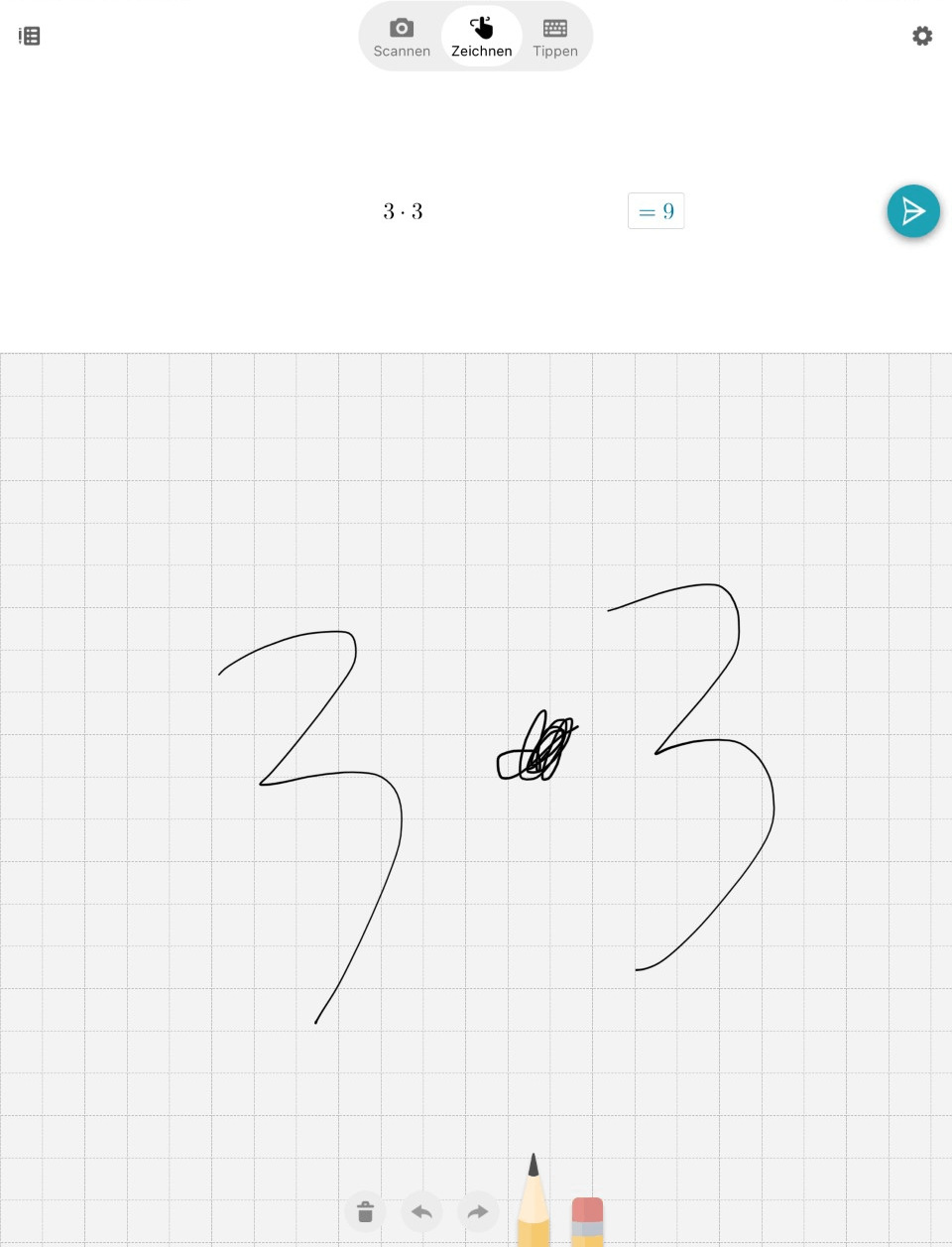 Die microsoft math solver app f r das ipad pro erkennt handschrift