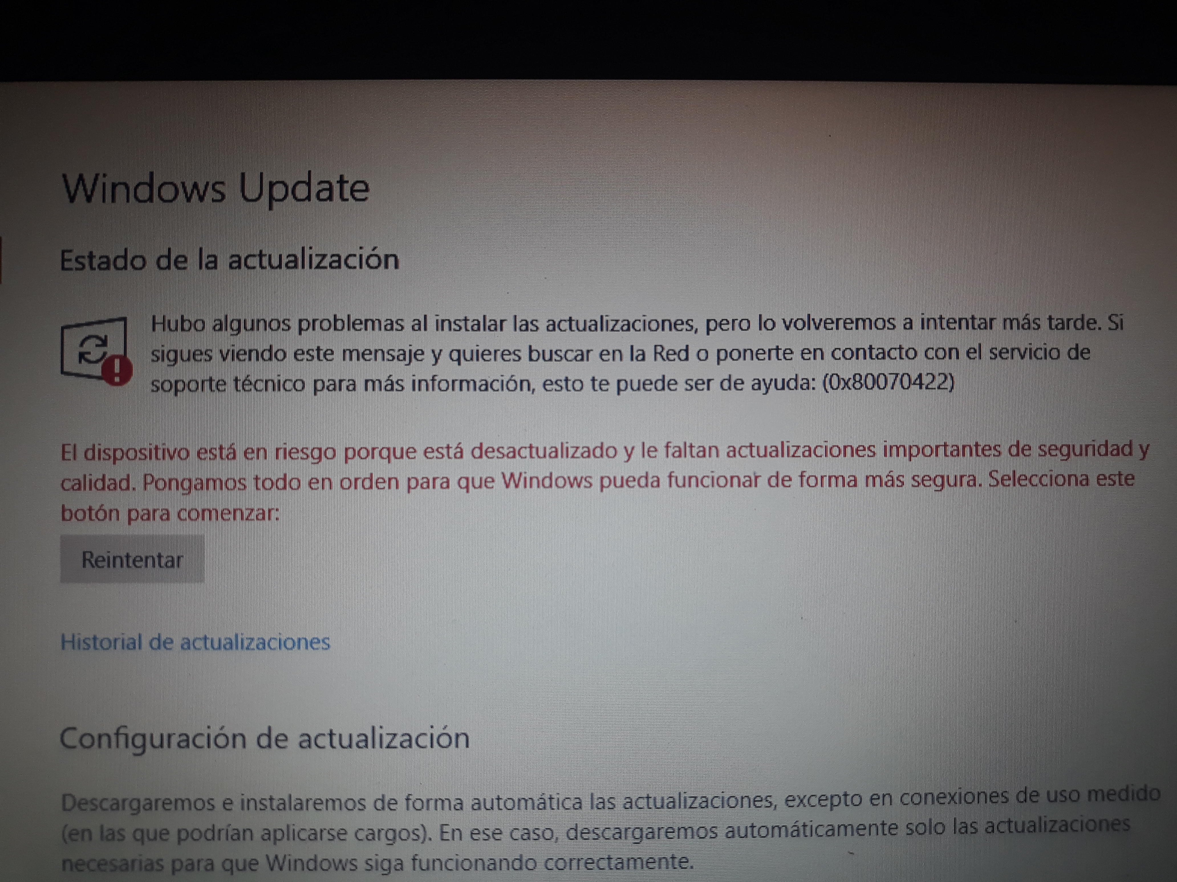 Windows 10 ≡ Error Al Instalar Actualizaciones Microsoft Community 0630