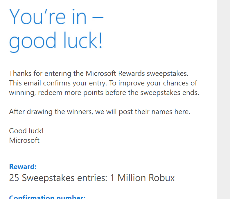 How to redeem and use your Microsoft Rewards Robux card