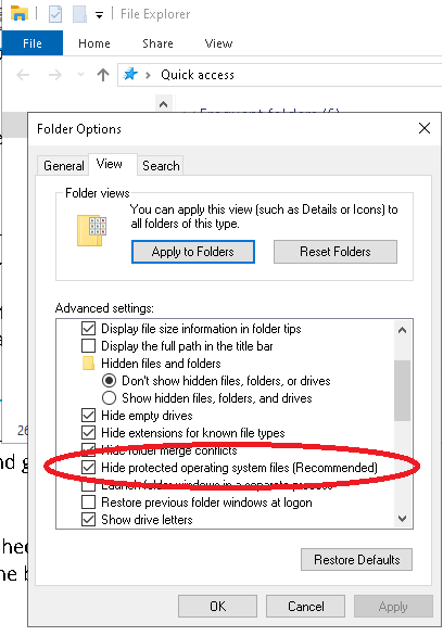 File explorer not showing my user - Microsoft Community