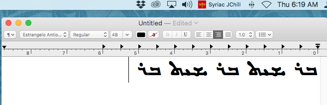 Syriac Font For Mac