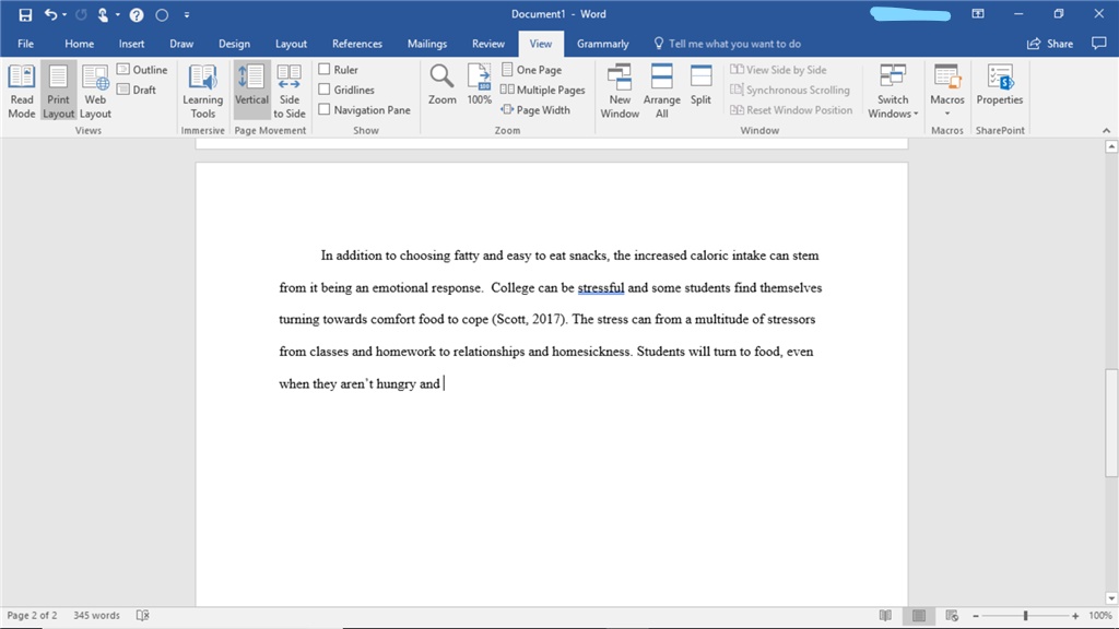 My Word Documents are slightly out of focus? - Microsoft Community