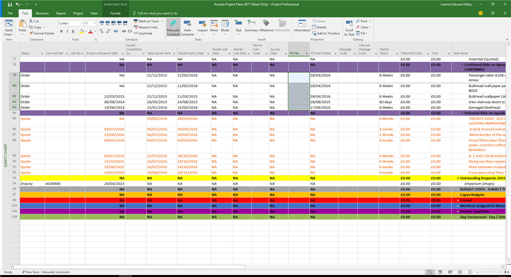 Conditional formatting in MS Project - Microsoft Community