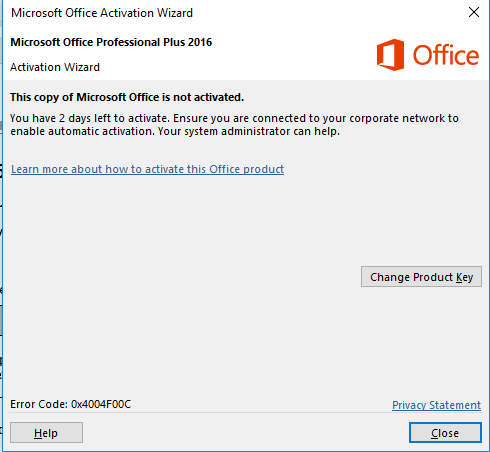 Top 33+ imagen microsoft office not activated