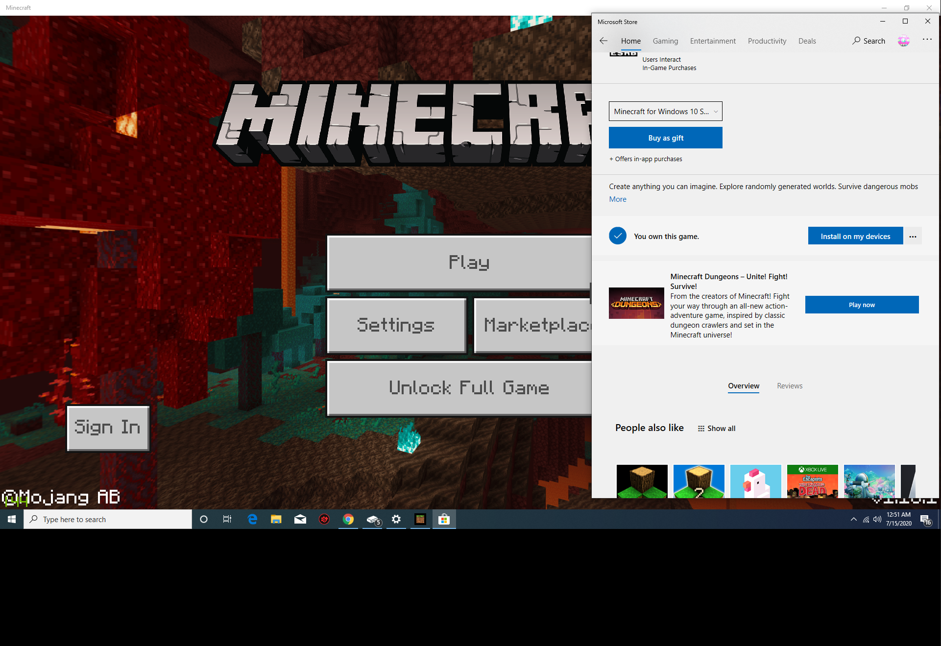 Minecraft Microsoft Community