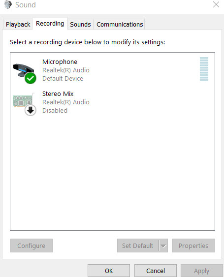 Windows can detect my HyperX Cloud Stinger mic but no sound