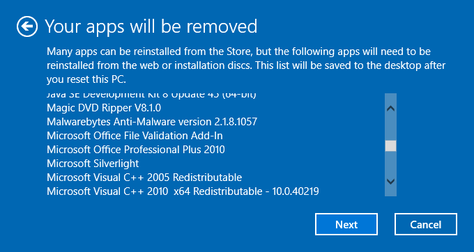 Windows 10: Reset My PC But Keep My Files Will It Reset My ...