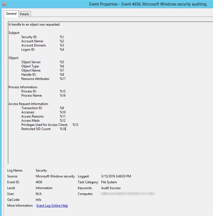 Missing Log Entries