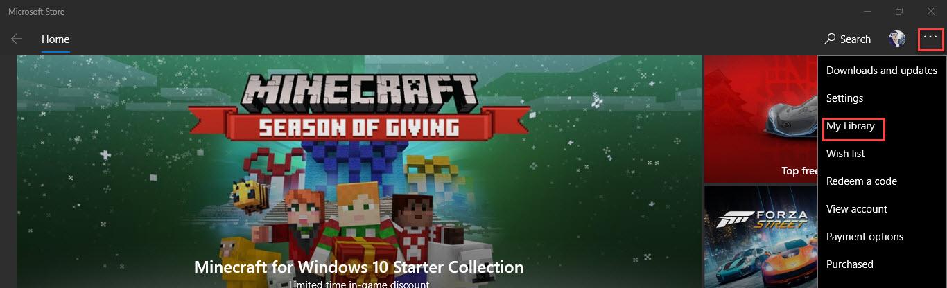 my microsoft games library