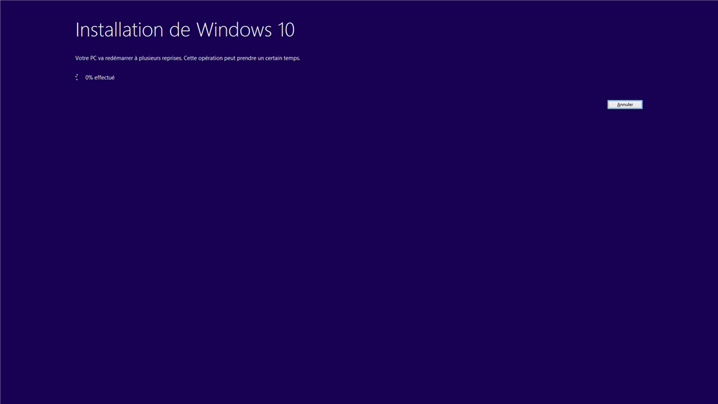 Echec de l'installation de Windows 10 - Communauté Microsoft
