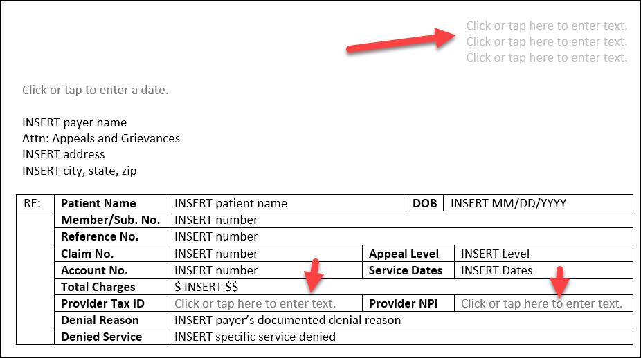 Suggesting the address, name, or identity in Microsoft Word