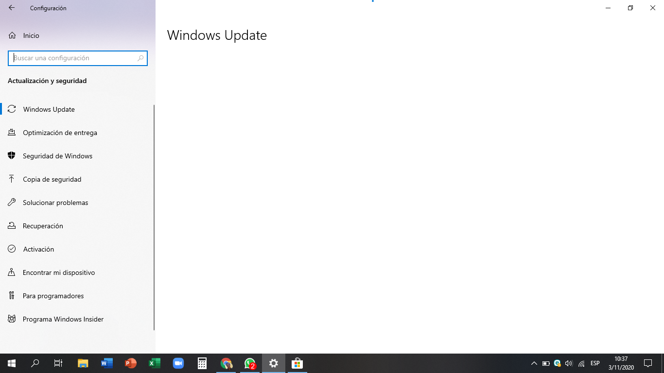 Mi Windows Update Se Queda En Blanco Todo El Tiempo Quiero Actualizar Microsoft Community 8044