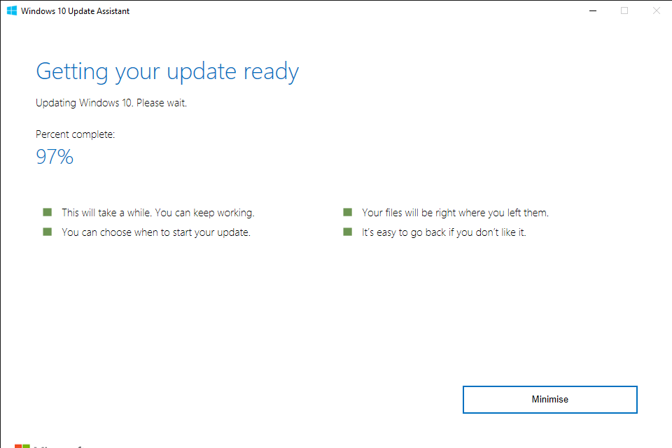 10 update assistant windows Windows 10