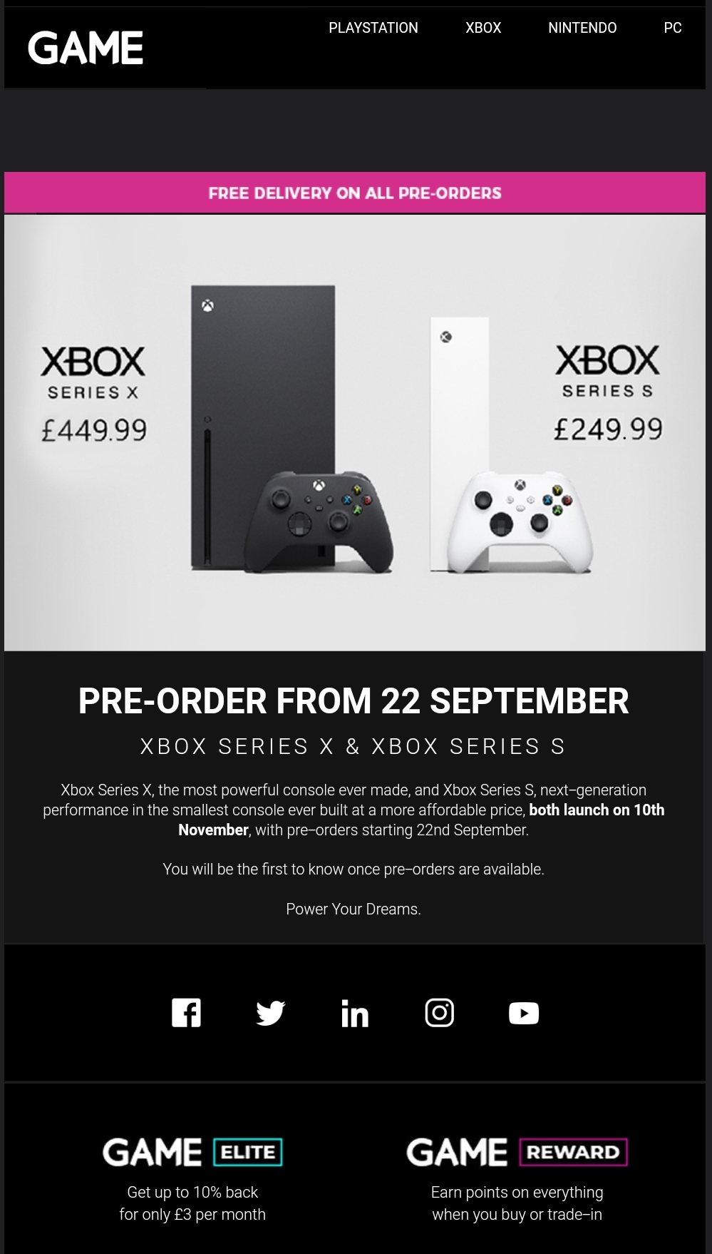 Xbox series x price on sale reveal