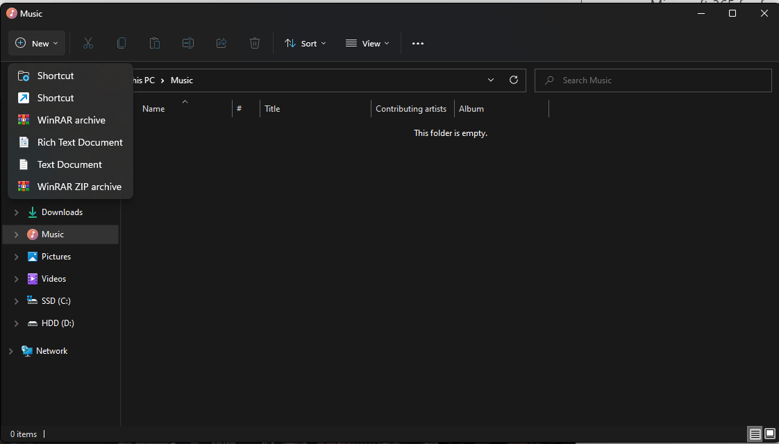 Cant create new folder - Microsoft Community