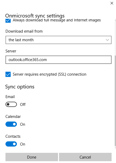 using-windows-10-calendar-with-microsoft-exchange-not-email