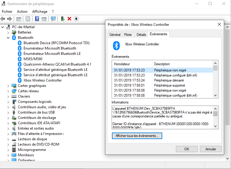 connexion impossible xbox one en bluetooth Communauté Microsoft