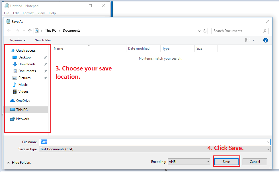 windows 10 notepad location
