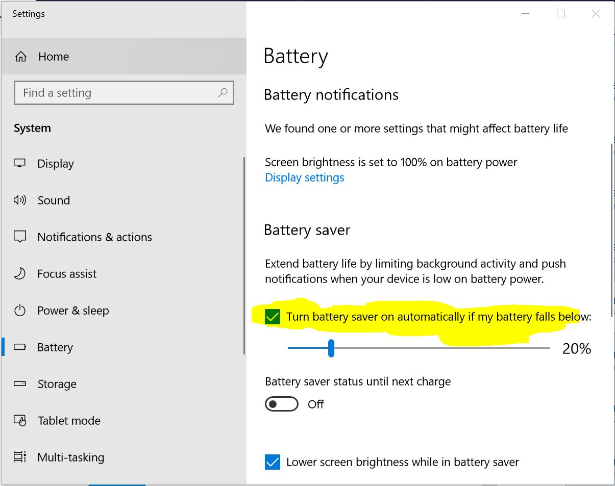 battery saver download for windows 10