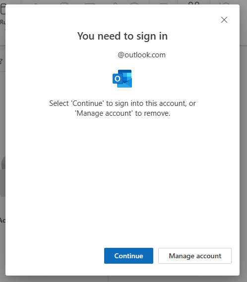 One of the Outlook accounts gets blocked when use Outlook/Email 