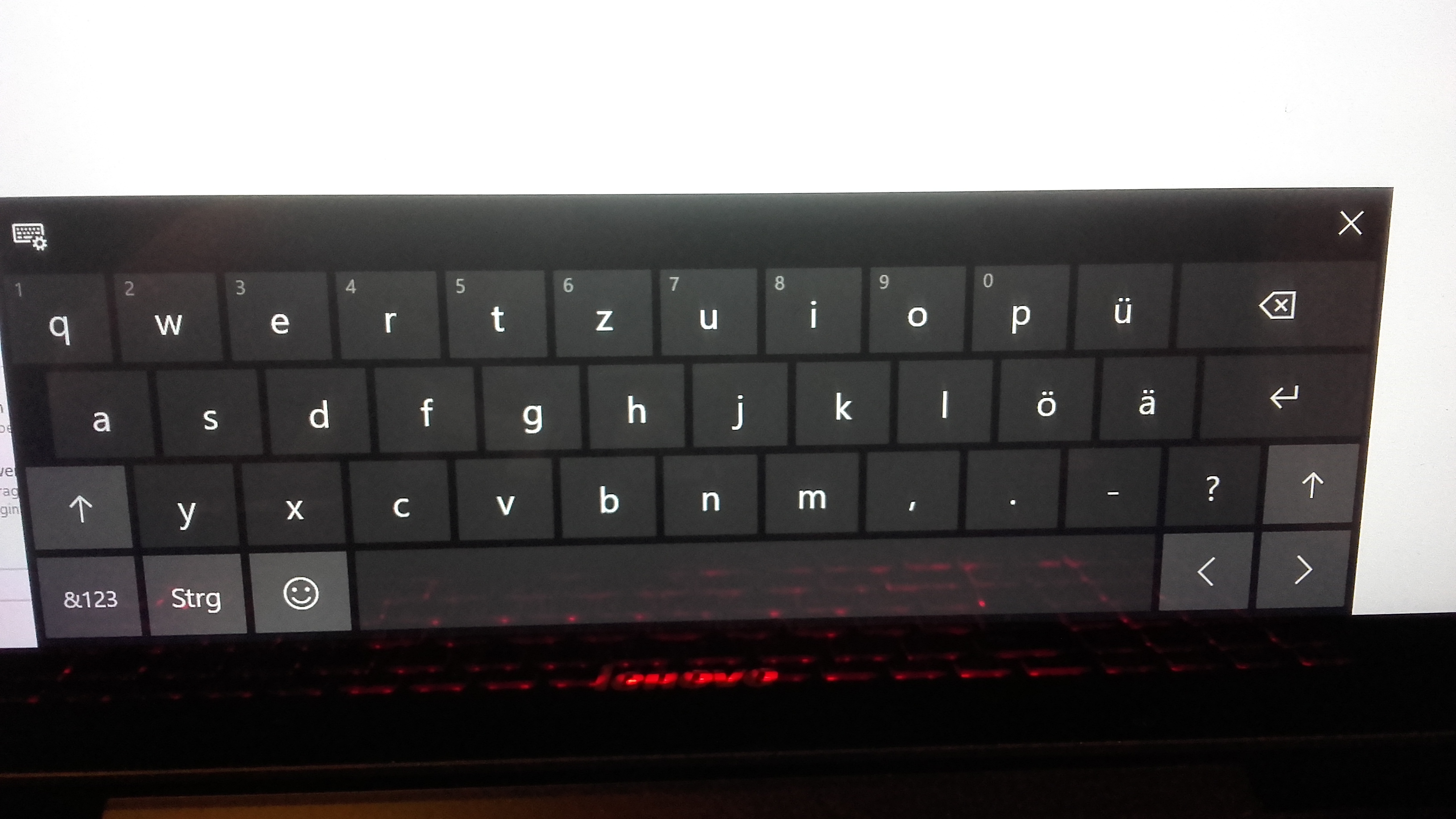 Meine Tastatur ist nicht einstellbar