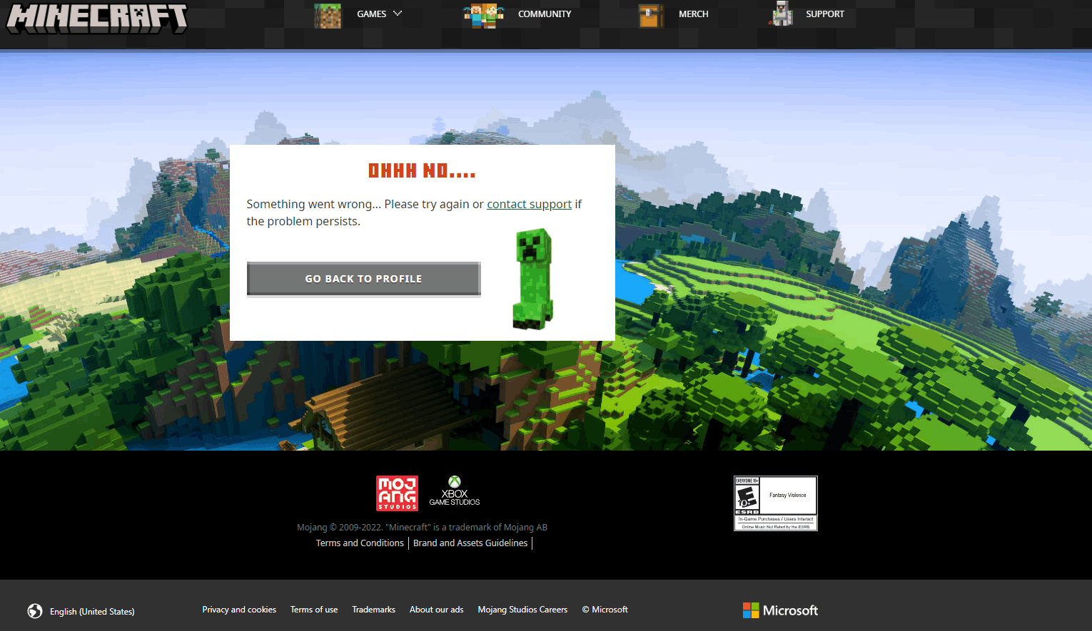 Minecraft Account Migration Error - Microsoft Community