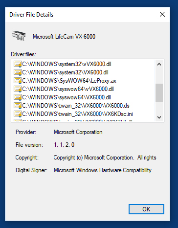 Lifecam Vx 6000 No Longer Works In Windows 10 Microsoft Community