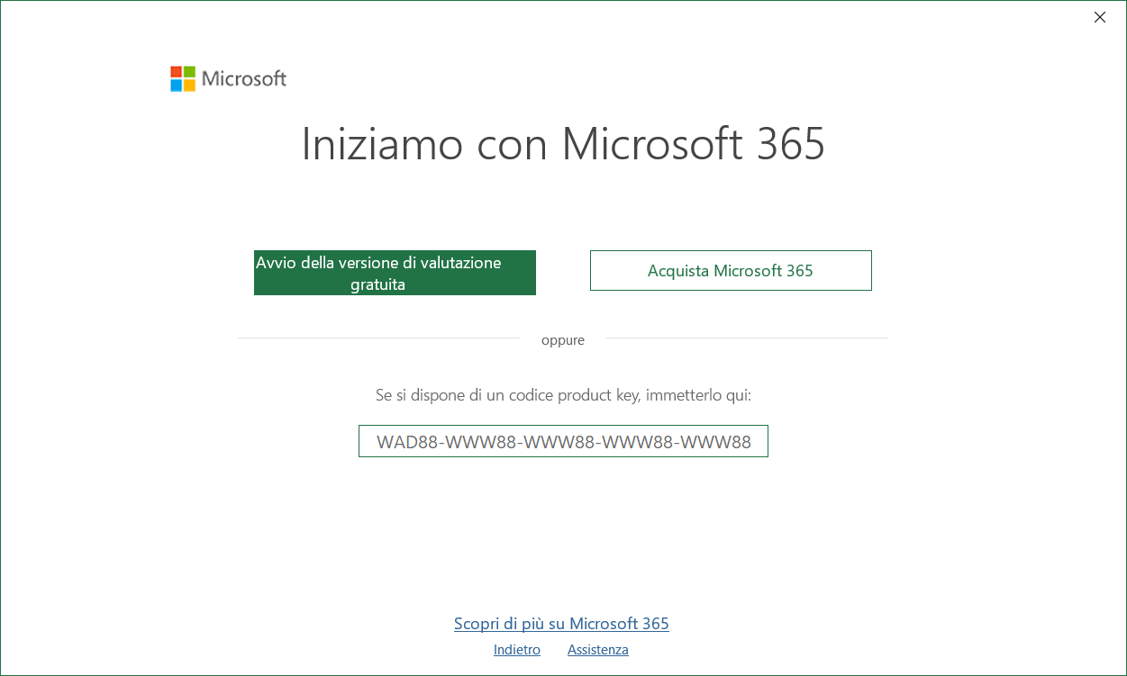 Attivare Office - Supporto tecnico Microsoft