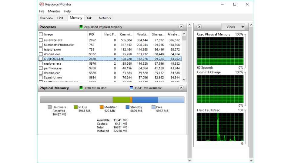I installed 32gb of ram from 16gb but task manager says i still