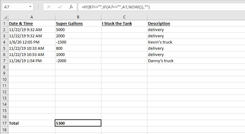 Update Total cell from Column C - Microsoft Community