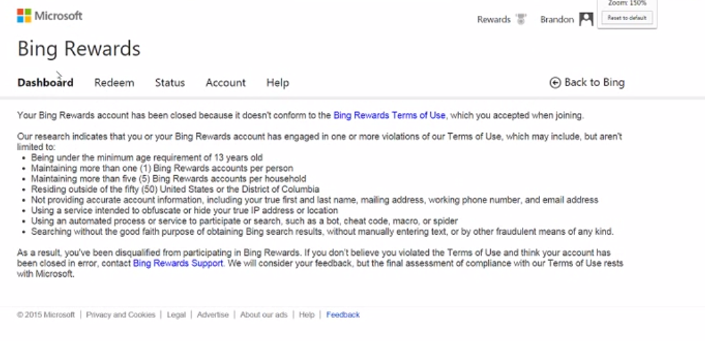 Why Bing Rewards Cancelled my orders? - Microsoft Community